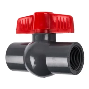 PVC BALL VALVE THREADED 1/2 COMPACT